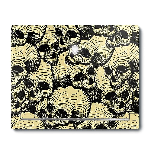 Image of MightySkins Skin Compatible with Alienware X16 R1 (2023) Full Wrap Kit - Inked Skulls | Protective, Durable, and Unique Vinyl Decal wrap Cover | Easy to Apply & Change Styles | Made in The USA