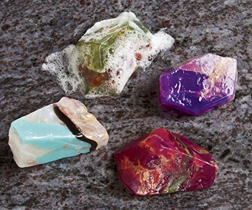 Soap Rocks Set - 4 Palm Stones, Each 1.5 ounces