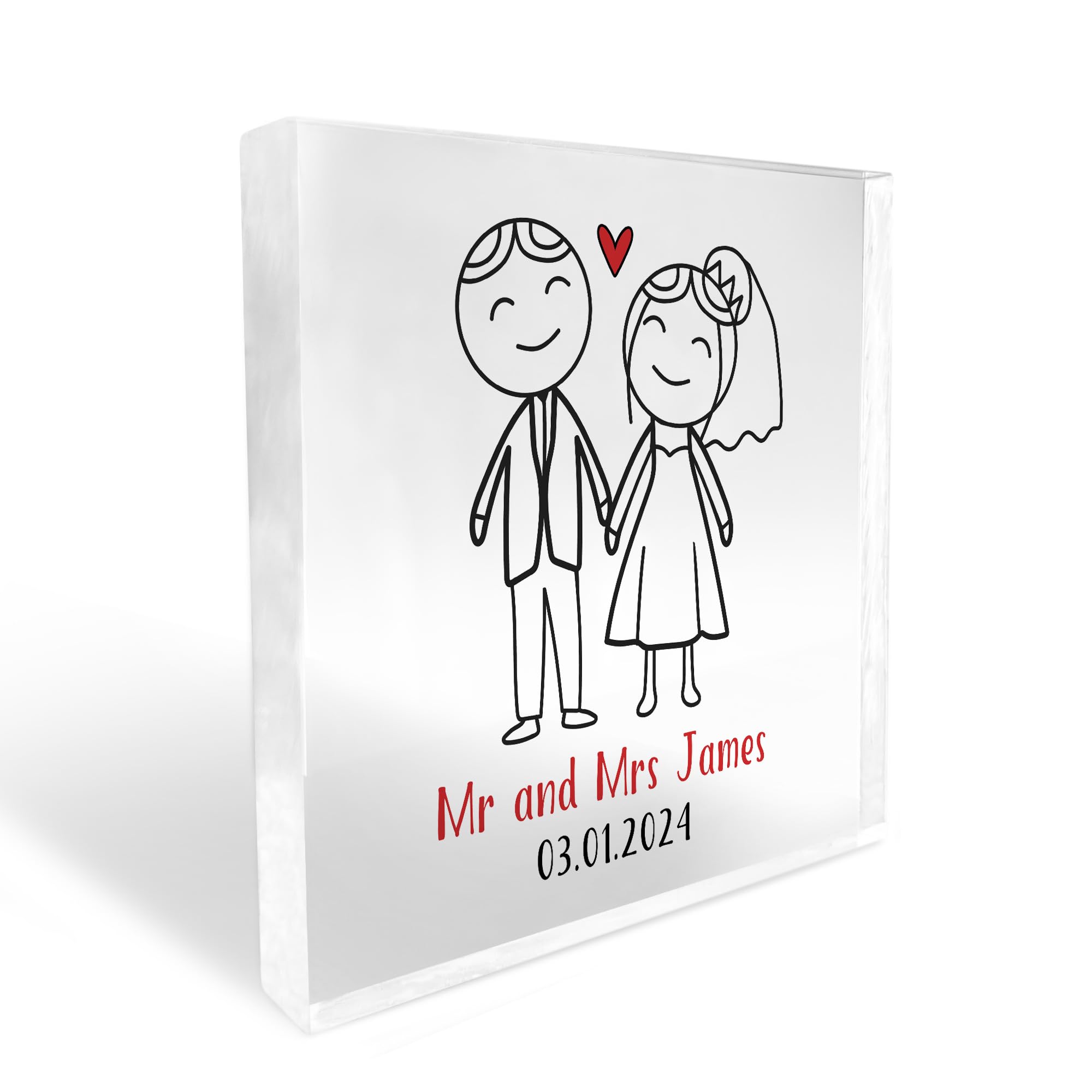 Red Ocean Wedding Anniversary For Couple Personalised Valentines Day Gift For Husband Wife Him Her Wedding Gifts Anniversary Present Couple Gifts