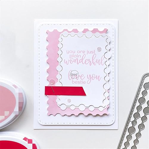 Miniatura 8 de DzIxY Troqueles de corte de metal con marco de triángulos rectangulares para kit de fabricación de tarjetas, troquelados, troquelados, plantillas de