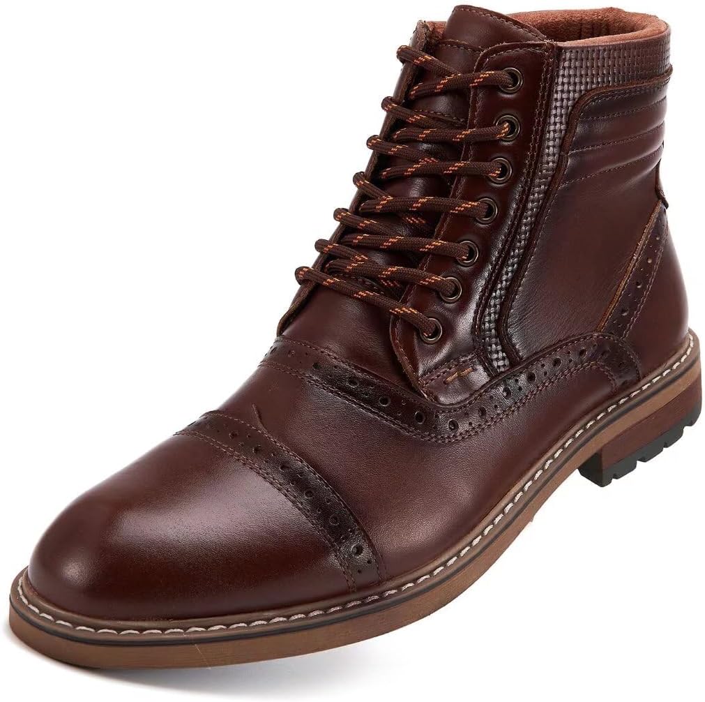 Arkbird Men's Chukka Boots Genuine Leather Ankle Boot for Men Classic Casual Oxford Style Footwear