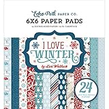 Echo Park Paper Company ILW115023 I Love Winter 6x6 Paper Pad