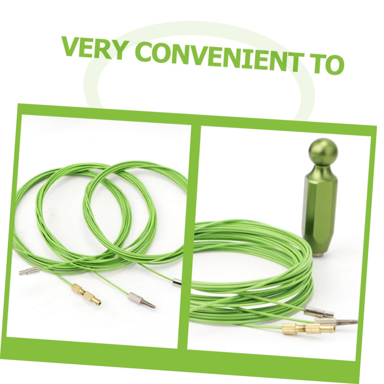 Toyvian Outil de Guidage de Câbles Internes pour Vélos Kit de Threading Professionnel pour Cadre de Vélo Portable Facile à Utiliser