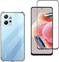 Kit Capa Anti Impacto e Película De Vidro 3D 9D Para Redmi Note 12 4G