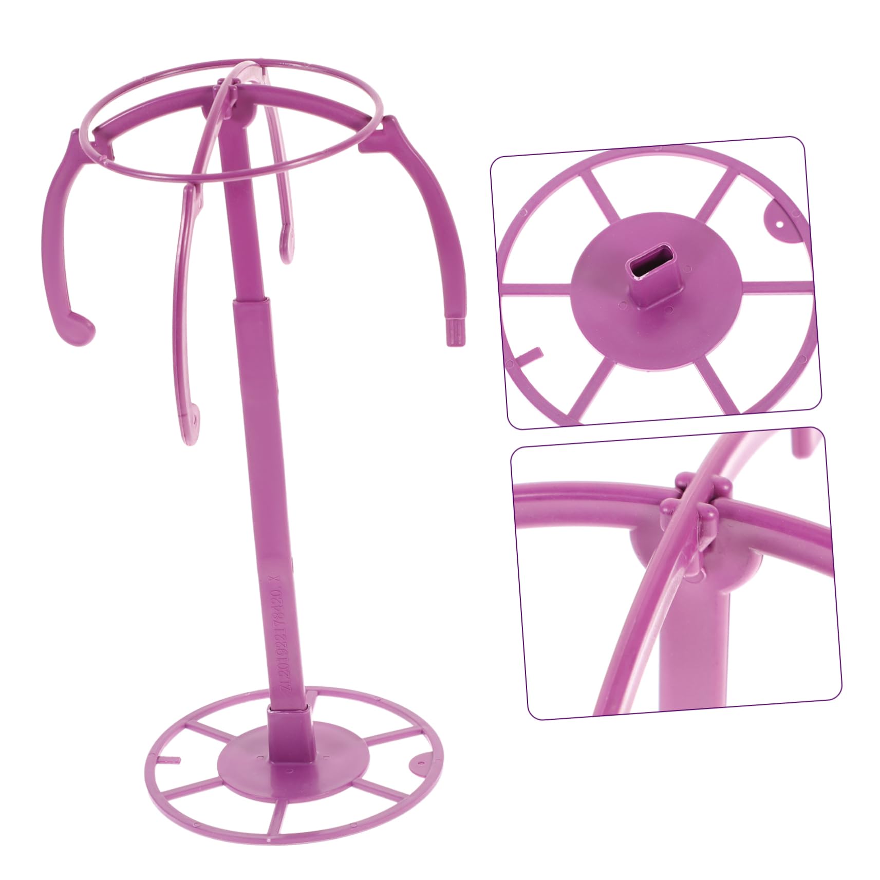 WOFASHPURET Multi-purpose Wig Hat Holder Display Stand Hat Rack Display Wig Stand for