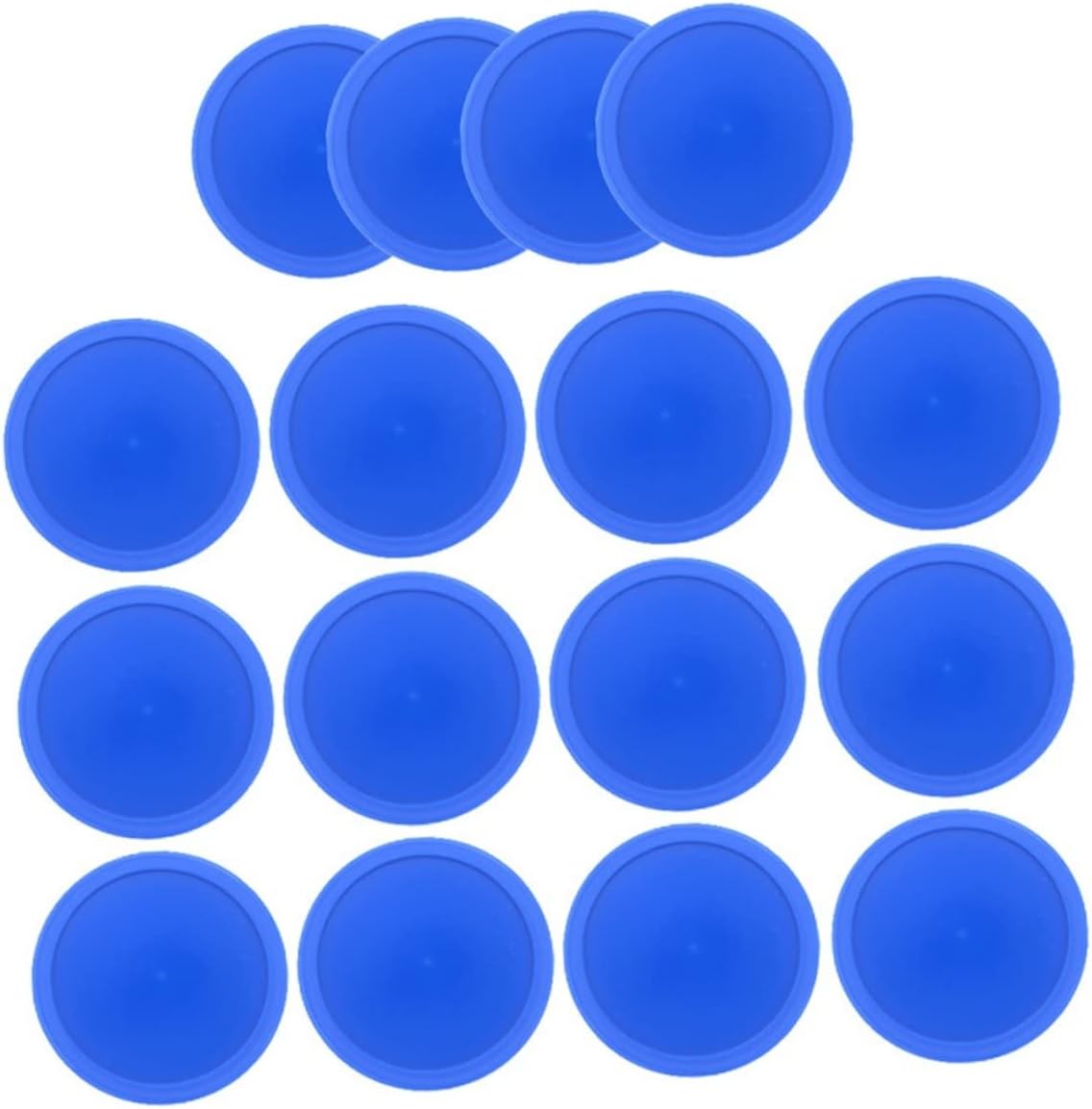 30pcs Blue Air Hockey Pucks Replacement Accessories for Mini Ice Hockey Table Ergonomic Design for Enhanced Gameplay for Game Rooms and Outdoor Fun
