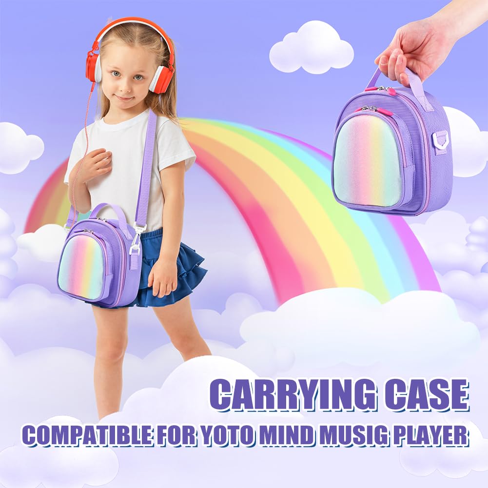 Étui de Transport pour Yto Mini (Édition 2024) Sac de Rangement pour Cartes Porte-Cartes Capacité jusqu'à 30 Sacs de Voyage avec Bandoulière Porte-Sac pour Lecteur Audio Accessoires