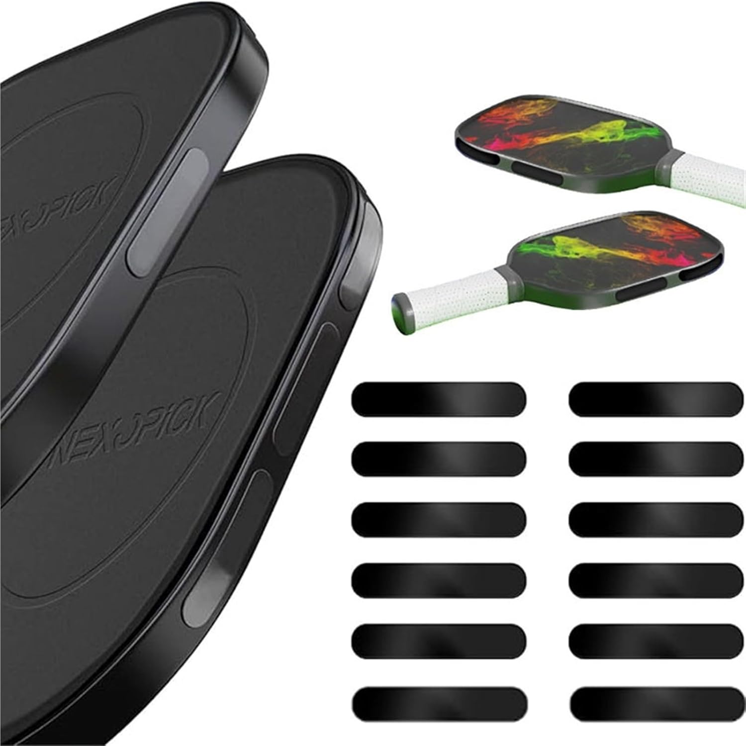 Pickleball Lead Tape 90 Pcs Peak Paddles Racket Head Sticker Weighted Counterweight Pickleball Lead Tape Racquets Tennis Accessorie