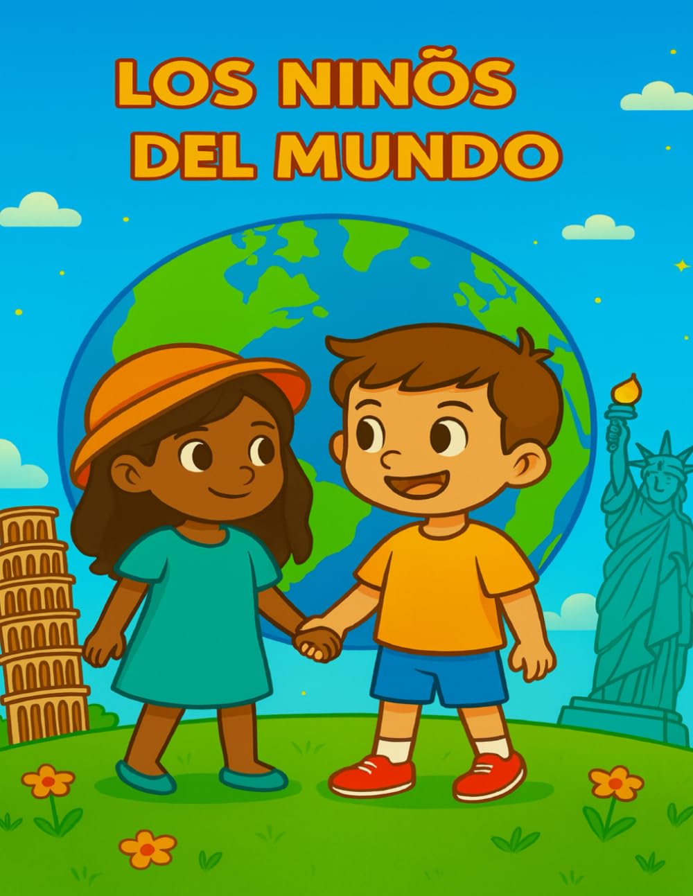 Los Niños del Mundo - Coloring Book (“Coloreando con Amor – Libros para Niños por Denisse Ribot”)