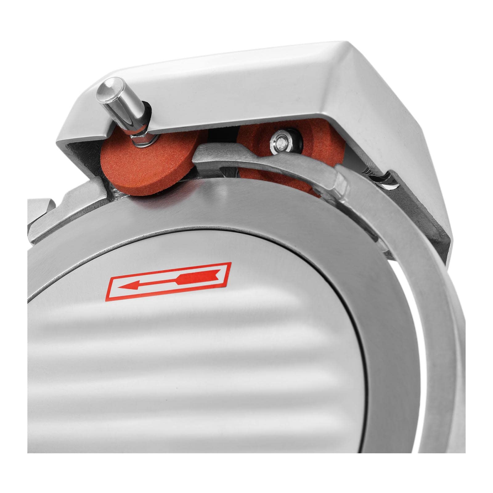 Royal Catering - RCAM 220PRO - Affettatrice - da 0 a 12 mm - 120 W - Ø 22 cm - Dispositivo di affilatura - Serie PRO - Spedizione gratuita