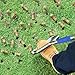 Manual Push Core Aerator Lawn Tool: Semi-Assembled Lawn Aerator with 3 Replaceable Hollow Tine - Yard Aeration Tool for Lawn Grass Plug Air Aerators, Handheld Lawn Care Coring Soil Aerator - Blue
