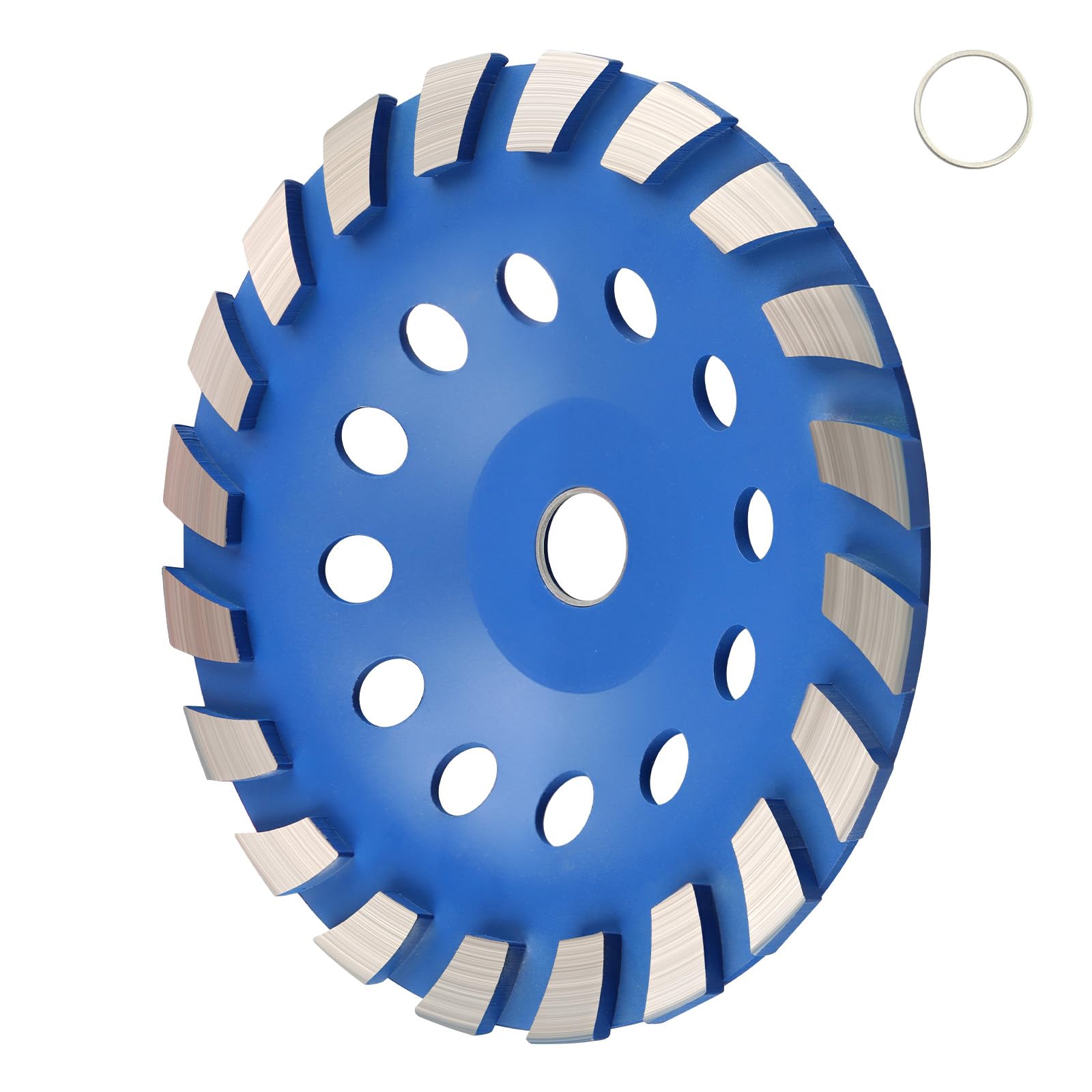 AOKLIT Concrete Grinding Wheel for Angle Grinder, 7 inch Diamond Cutting Grinding Wheel Disc for Polishing and Cleaning Stone Concrete Surface, Stones