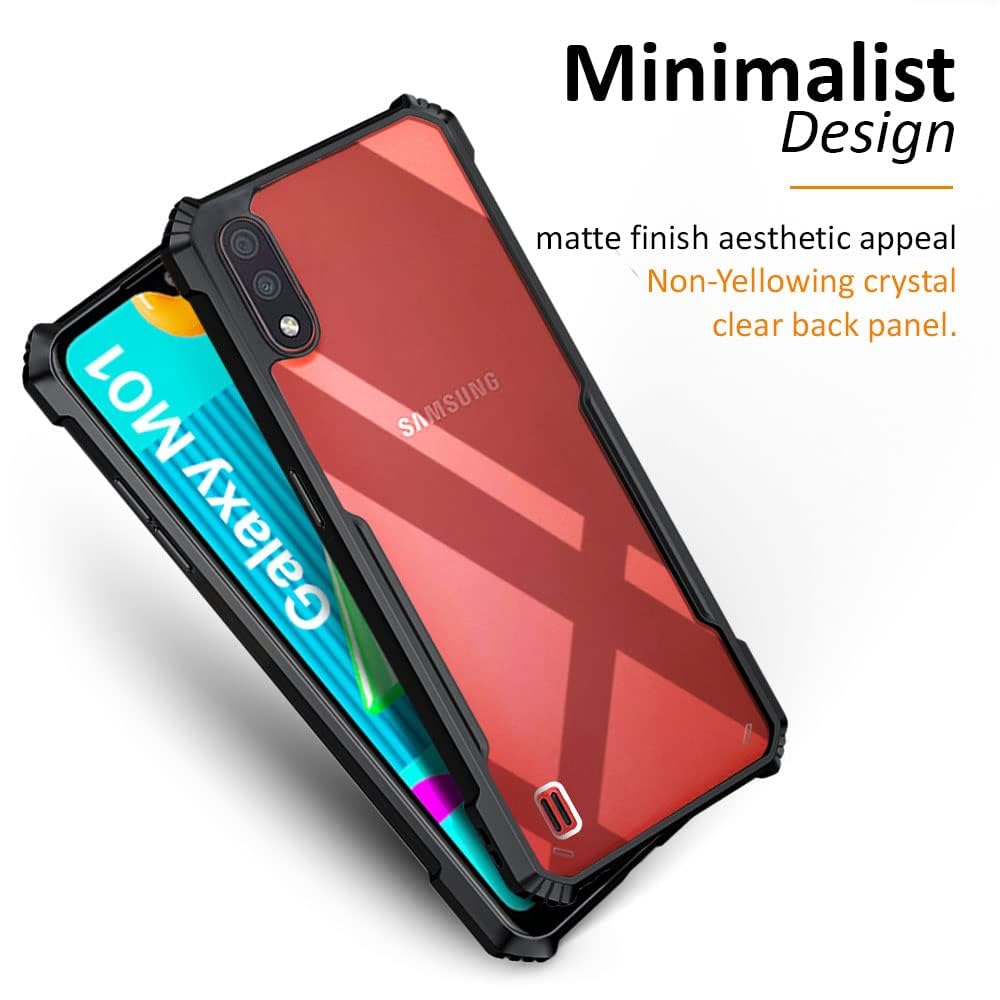 Samsung Galaxy M01 Case - Shock Proof Clear Cover -6
