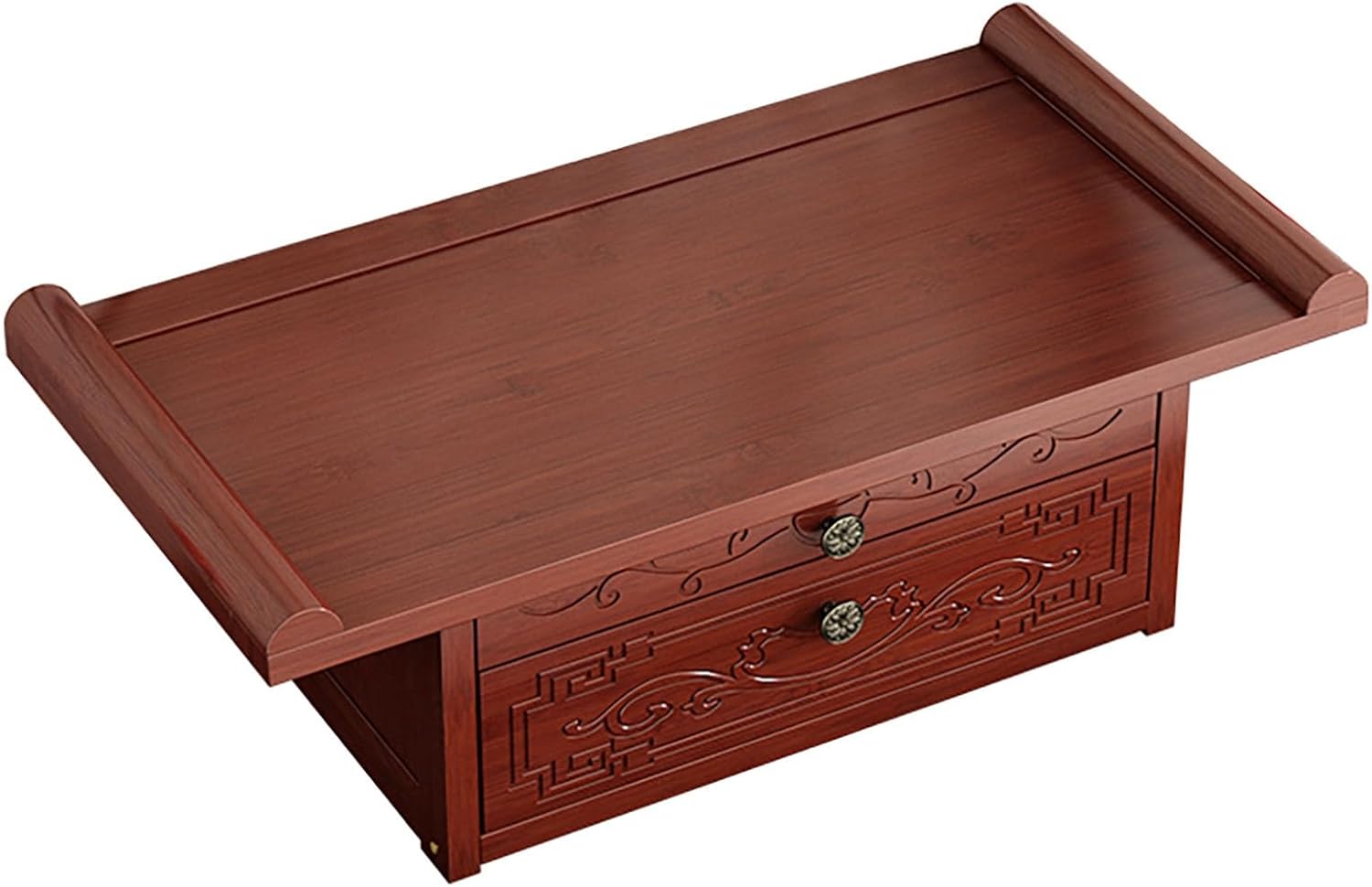 Buddhist Shrine and Altar kit, Personal Meditation Altar Cabinet with Storage, Chinese Cabinet Pedestal Offering Table, Buddha Altar with extendable Drawers(40x30x19cm/15.7x11.8x7.4in)