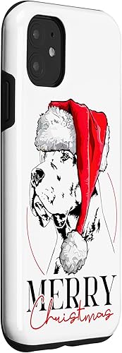Miniatura 3 de iPhone 11 Funny Santa Dogo Argentino Merry Christmas dog mom dog Case