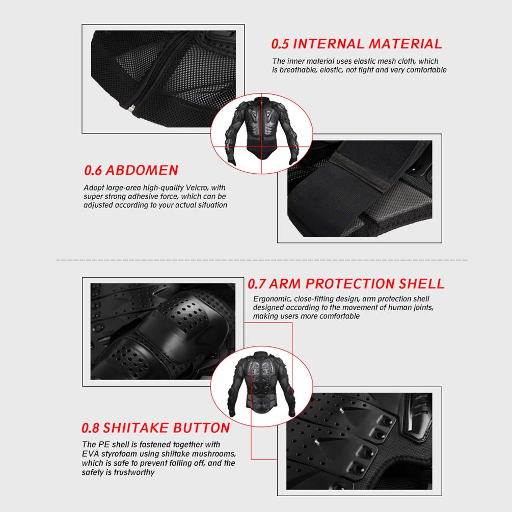 SGZIOO Protection Gilet Dorsale Flexible Et Respirant, 42 X 23 Cm, Pour