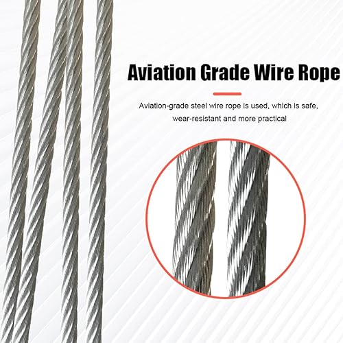 Miniatura 6 de BASICM Supresor de caídas con cordón retráctil (3-30 M), dispositivo de retención de protección contra caídas de alta resistencia, equipo de