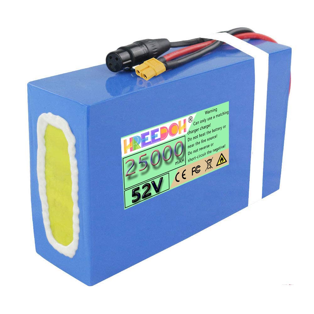 Amazon.co.jp: Ebike バッテリー 52V 25AH 電動自転車 充電式