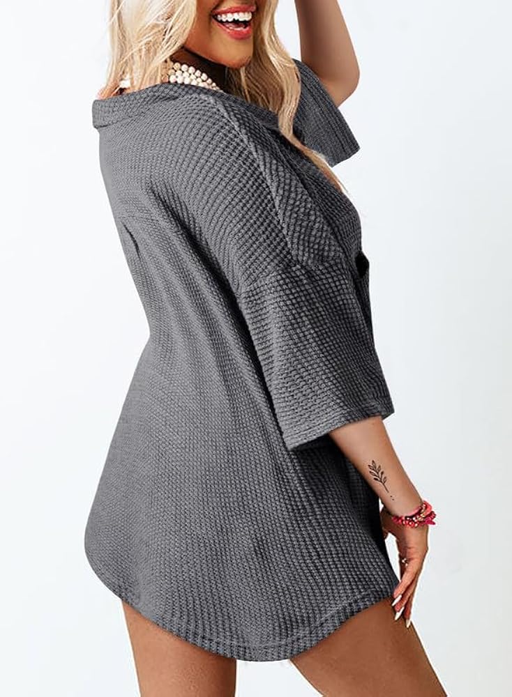 Dokotoo Womens Summer Tops 2025 Sexy V Neck Casual Bell Sleeve Dokotoo Womens Summer Tops 2025 Sexy V Neck Casual Bell Sleeve