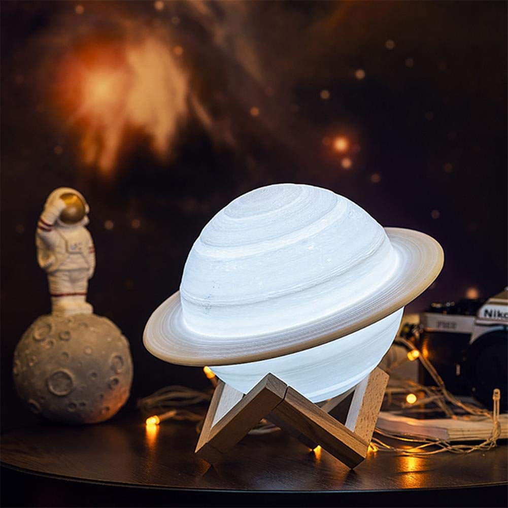 Amazon.co.jp : 3Dプリント土星ランプ新しい奇妙なスマート