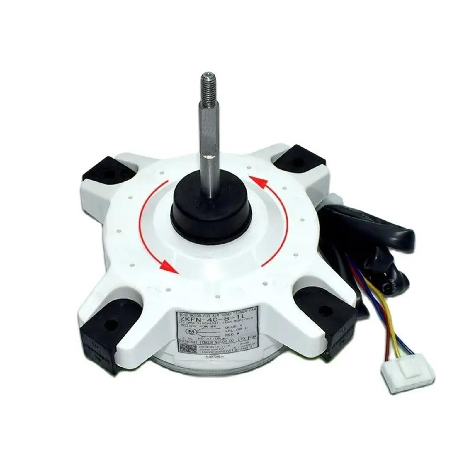 Compatibile con Midea Motore aria condizionata a frequenza variabile Motore brushless DC Motore ventilatore esterno ZKFN-40-8-1L Rotazione inversa