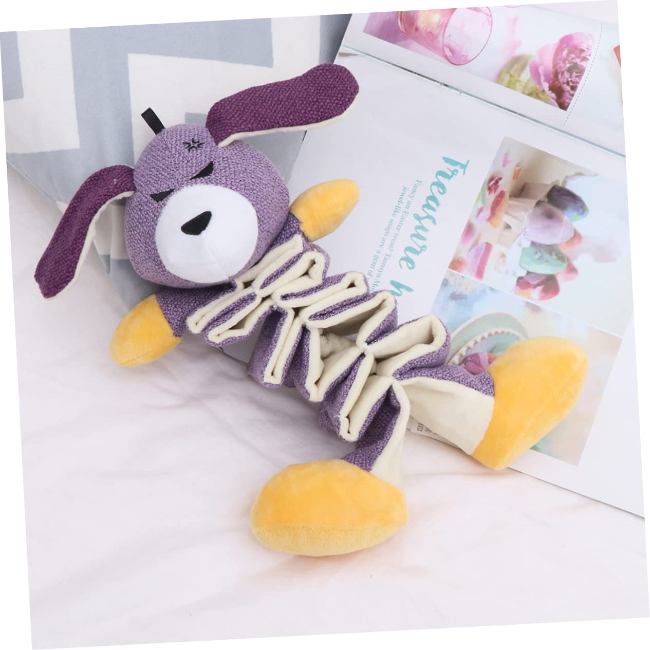 Beavorty 2pezzi Squeaky Per Plush Resistente Masticare Interattivo Per Per La Noia e Comportamenti Distruttivi
