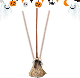 Halloween Broom 110Cm Tall Ghost Sounding Halloween Decoration Props | Floating Broom with Motion Sensor for , Living Room, Haunted House, Garden Show, Party, Classroom, Patio