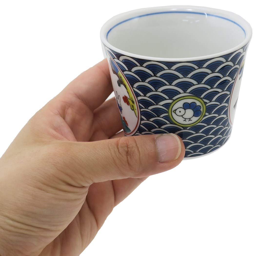 Amazon｜「 ミッフィー 」 九谷焼 そばちょこ 五彩 211143｜箸置き