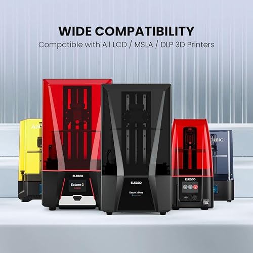 Vista 34 de ELEGOO - Resina rápida lavable con agua para Impresora 3D. Azul traslúcido