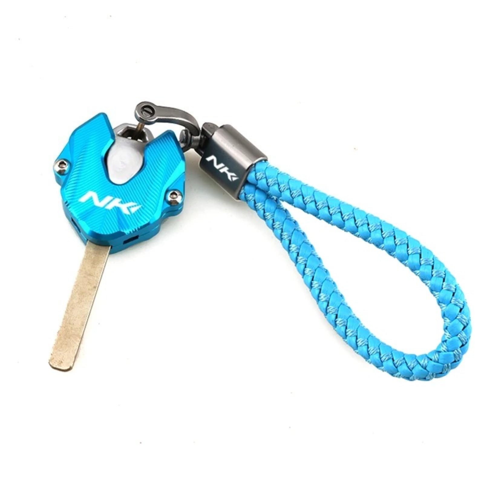 Accesorios de aluminio para motocicleta Funda de llave Portallos,para CF MOTO 450NK 250NK 700NK 800NK 800 450 NK(AB SKYBlue)