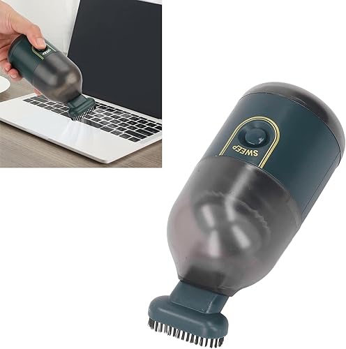Miniatura 2 de Zerodis Mini aspiradora, ergonómica desmontable multiusos, aspiradora de teclado USB fácil de escritorio para PC portátil escritorio (verde)