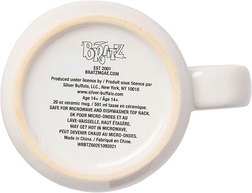 Miniatura 109 de Silver Buffalo - Taza de cerámica de campamento de Black Adam de DC Comics, 20 onzas Bratz Drama Mama,Grupo Bratz,Care Bears Glitter,Care Bears