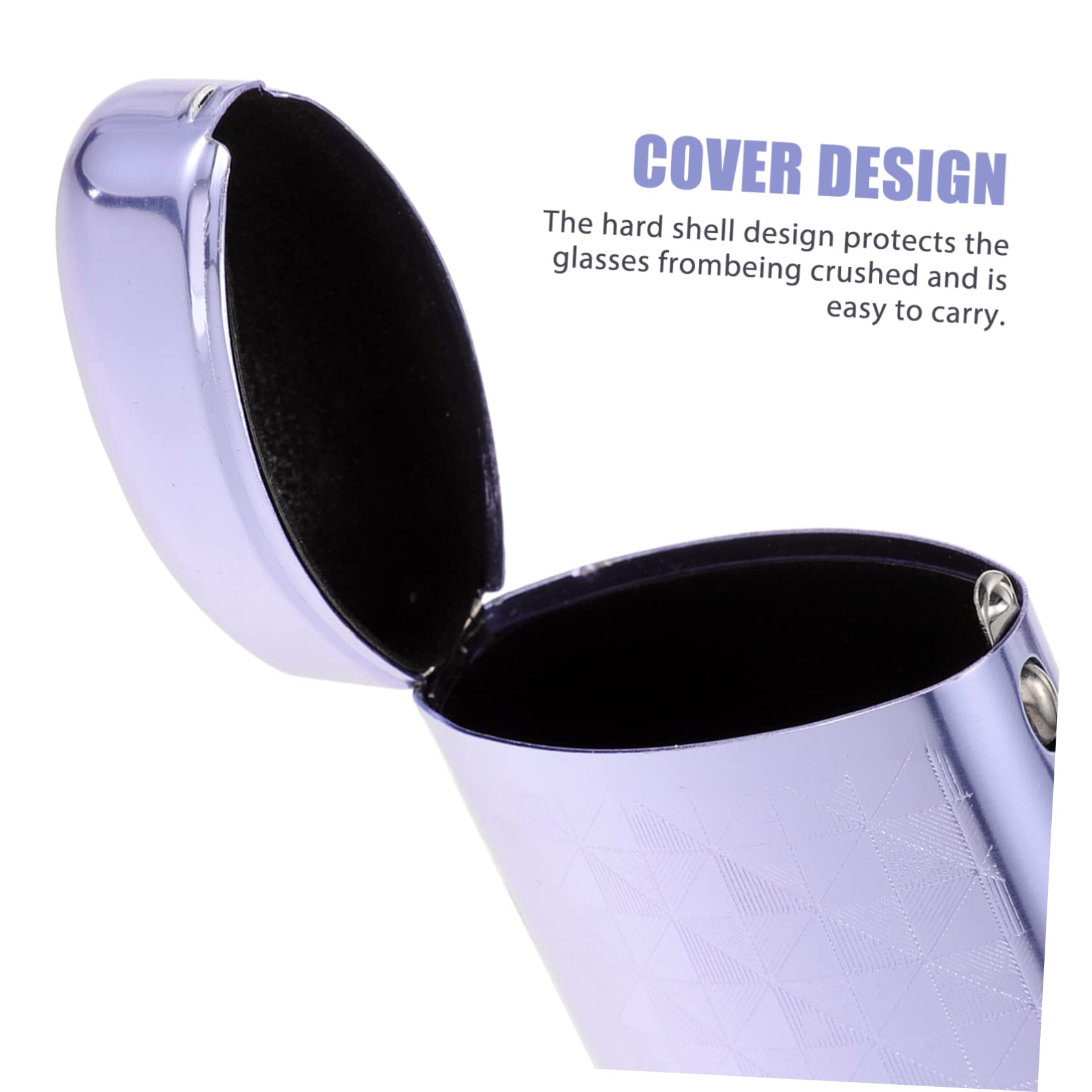 LIFKOME 3 Pz custodia per occhiali in alluminio Portaocchiali di design Portaocchiali pratico occhiali da sole astuccio per occhiali umano contenitori custodia per occhiali da viaggio