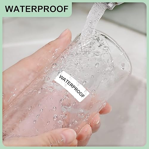 Miniatura 5 de Cintas de etiquetas D11 D110 D101, 6 rollos de 0.59 x 1.96 pulgadas (0.591 x 1.969 in) adaptadas para papel de impresión de etiquetas Niimbot