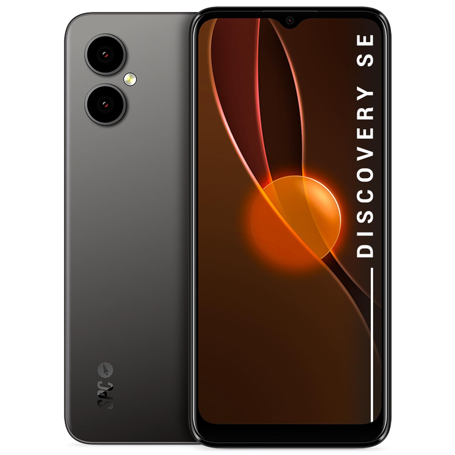 SPC Discovery SE – 3+32 GB Smartphone, 6,5" HD+ Display, Gesichtsentsperrung, 4G, 13 MP Dual-Rückkamera mit AI, 4500 mAh Akku mit Umkehrladung, Android 13 – Farbe Dark Matter