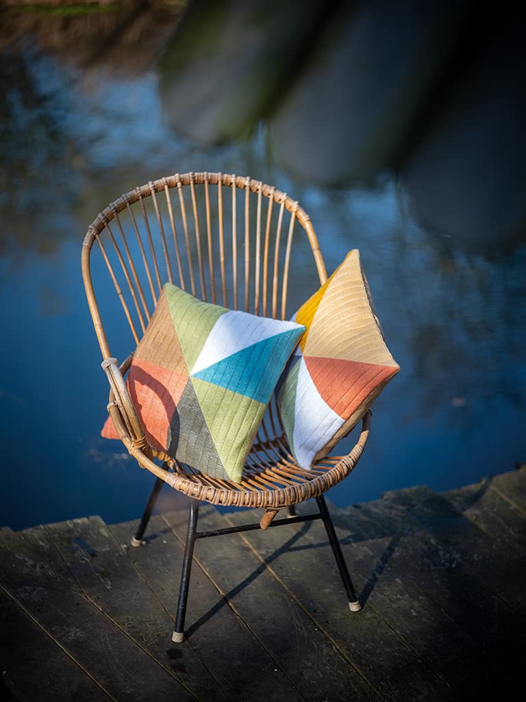 Vervaco Stickpackung Kissen 'GUNTHER' - Langstich-Set Für Anfänger, Ca. 40x40 Cm, Mit DMC-Garn