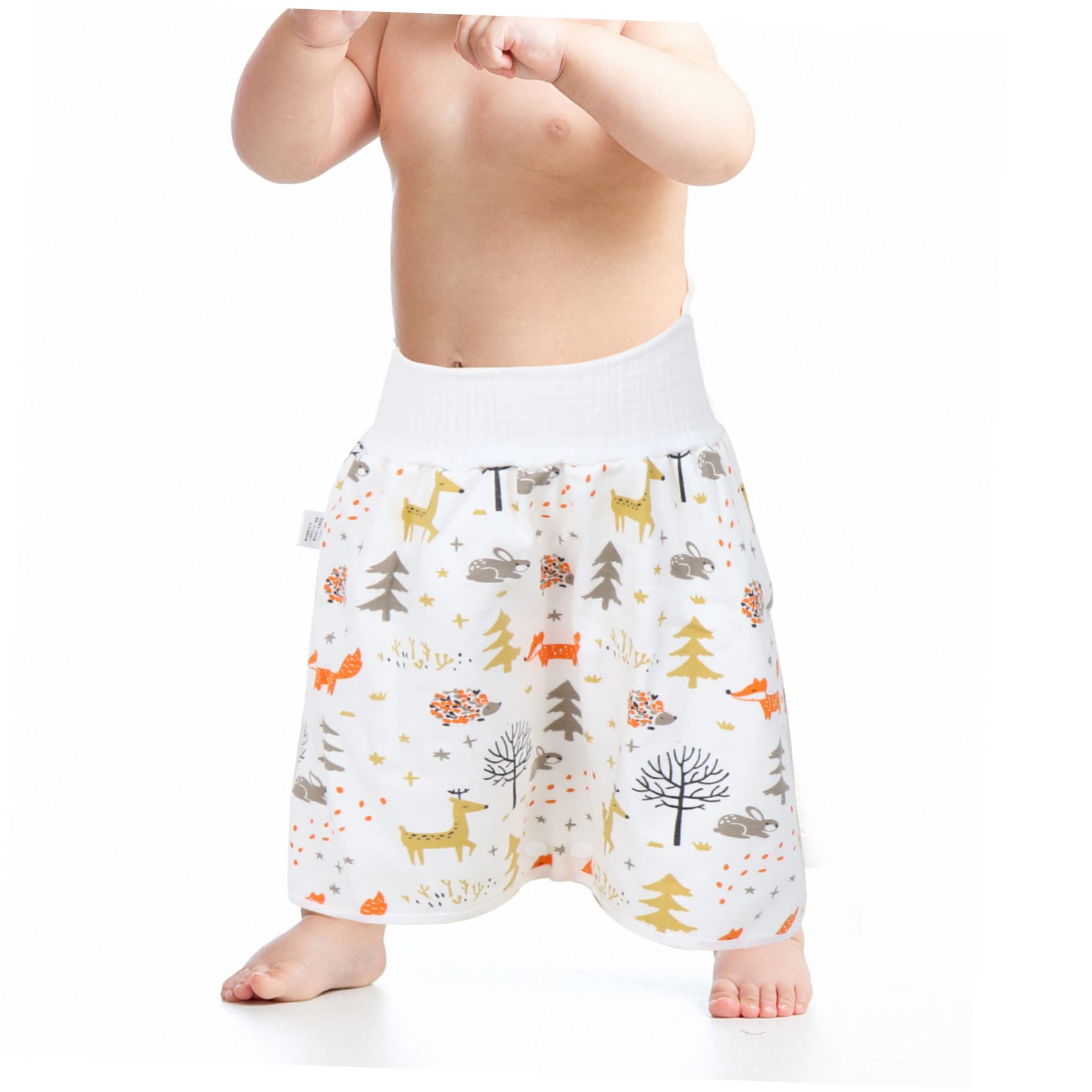 3stücke Training Pants Wasserdichte Atmungsaktive Und Hautfreundliche Windelhosen Für Töpfchenausbildung Mit Buntem Tierdesign