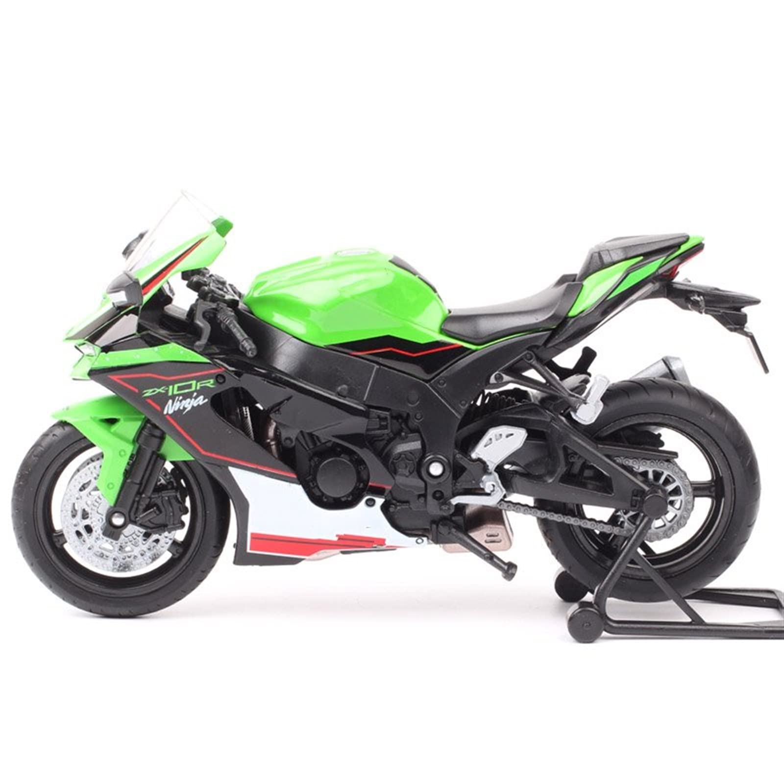 子供　バイク Amazon.co.jp: カワサキに適合 Ninja ZX-10R ZX10R 2021 1/12スケール