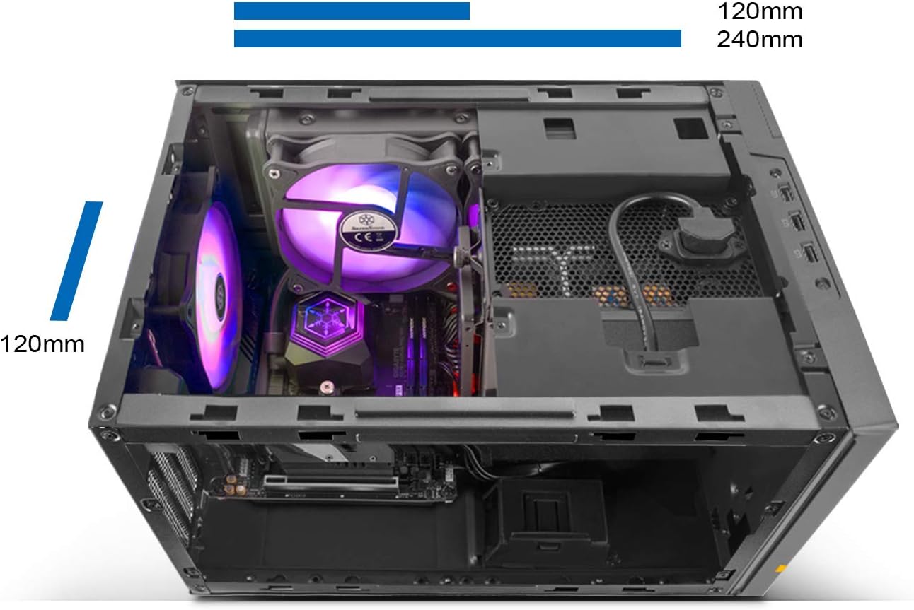 Silverstone SUGO 14 Cube Noir Black