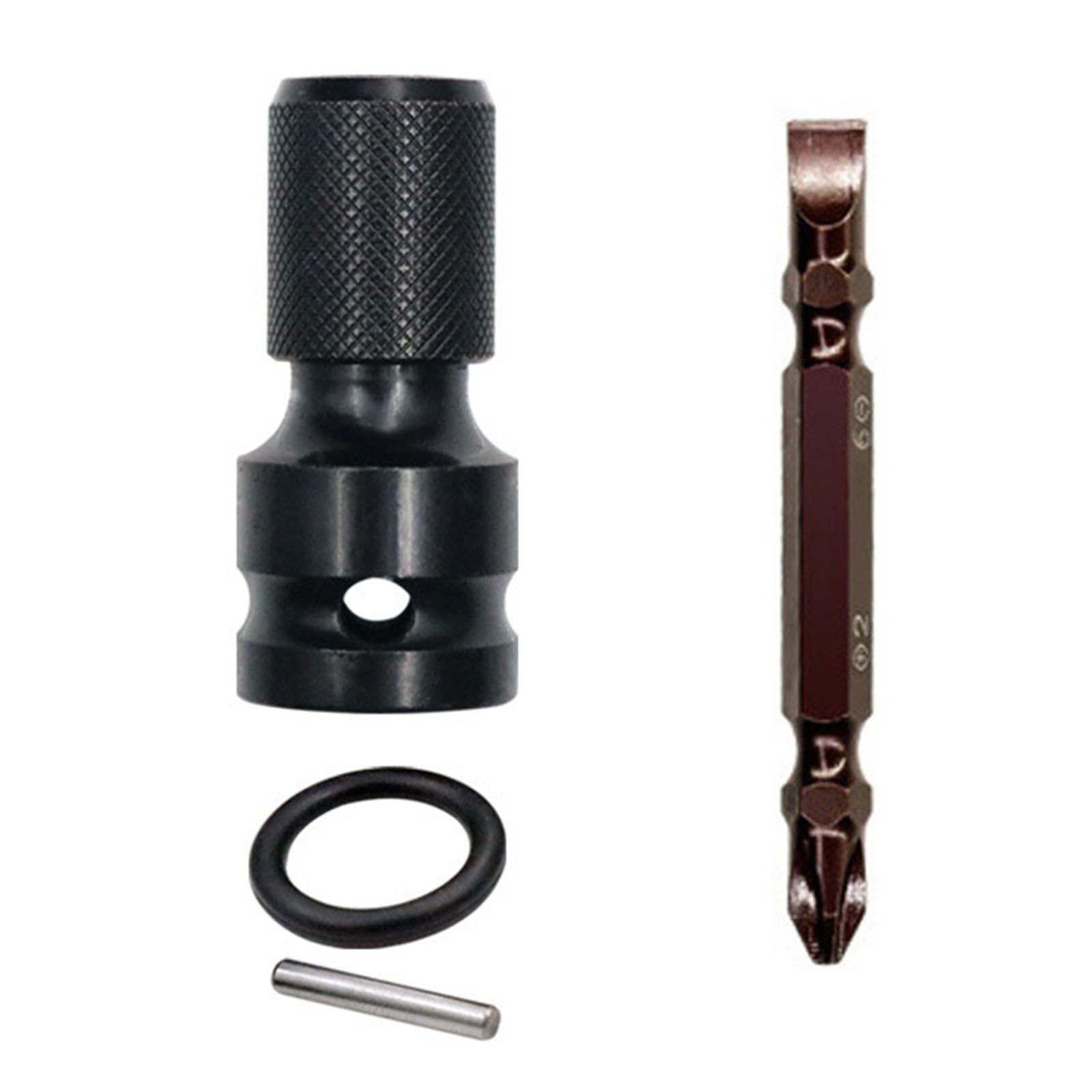 1/2 Inches to 1/4 Inches Fast Release Socket Converters with High Hardness Construction for Easy Bit Changes Efficient Tool Switching Fast Change Hexagonal Shanks Adapter