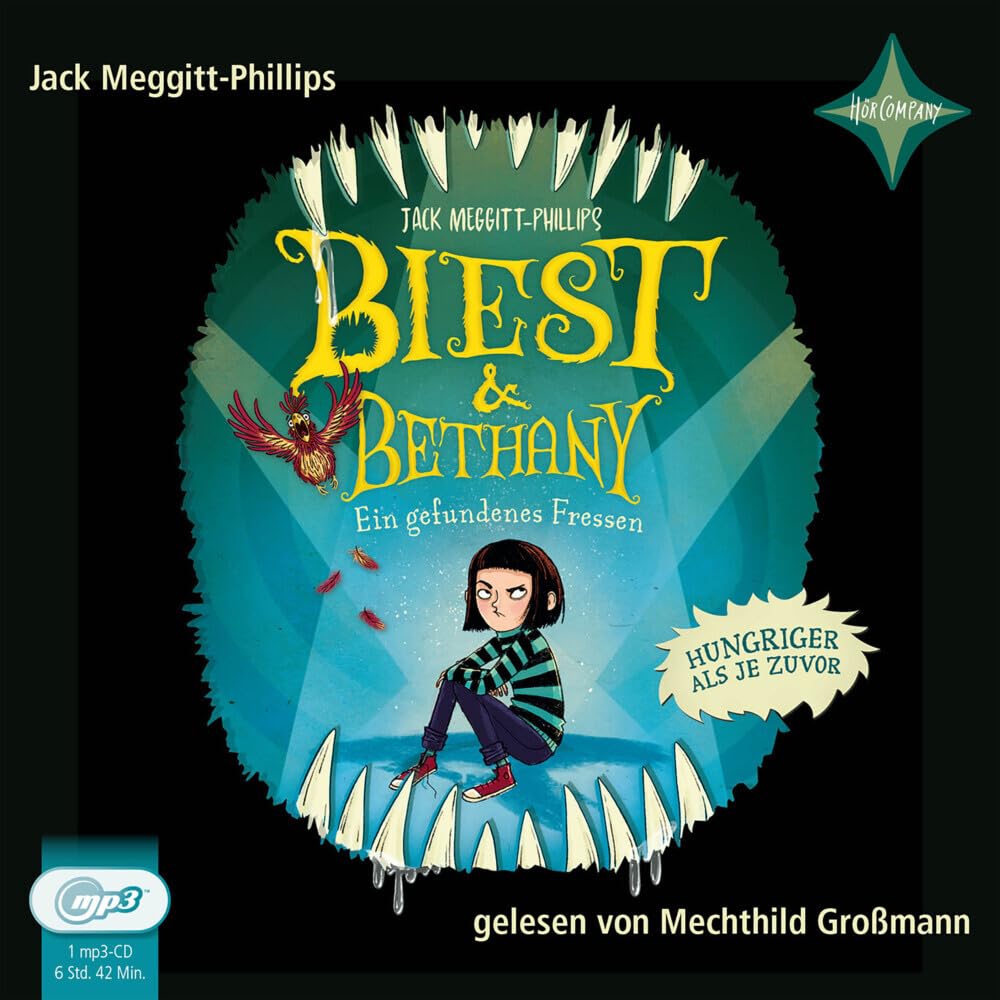 Hörcompany Biest & Bethany – Ein Gefundenes Fressen | 2: Hungriger Denn Je Zuvor - Vollständige Lesung Gelesen Von Mechthild Großmann, 1 Mp3-Cd | Ca. 6 Std. 30 Min. (Biest & Bethany, 2)
