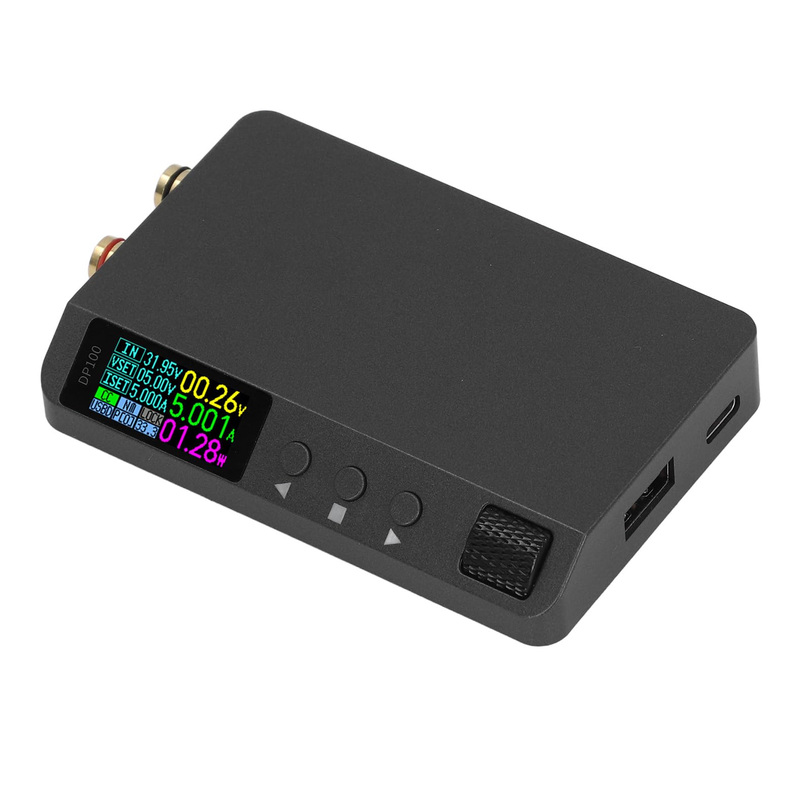 FTVOGUE Regulowany Zasilacz Prądu Stałego Cyfrowy Regulator Napięcia Wyświetlacza 30 V 5 A 100 W Ekran IPS PD QC Wejście do Testowania Laboratoryjnego Naprawa Elektroniki Zastosowanie na Stole