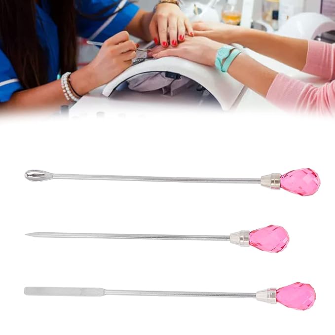Nail Art Tools, Stainless Steel Anti‑Deformation Portable Lightweight