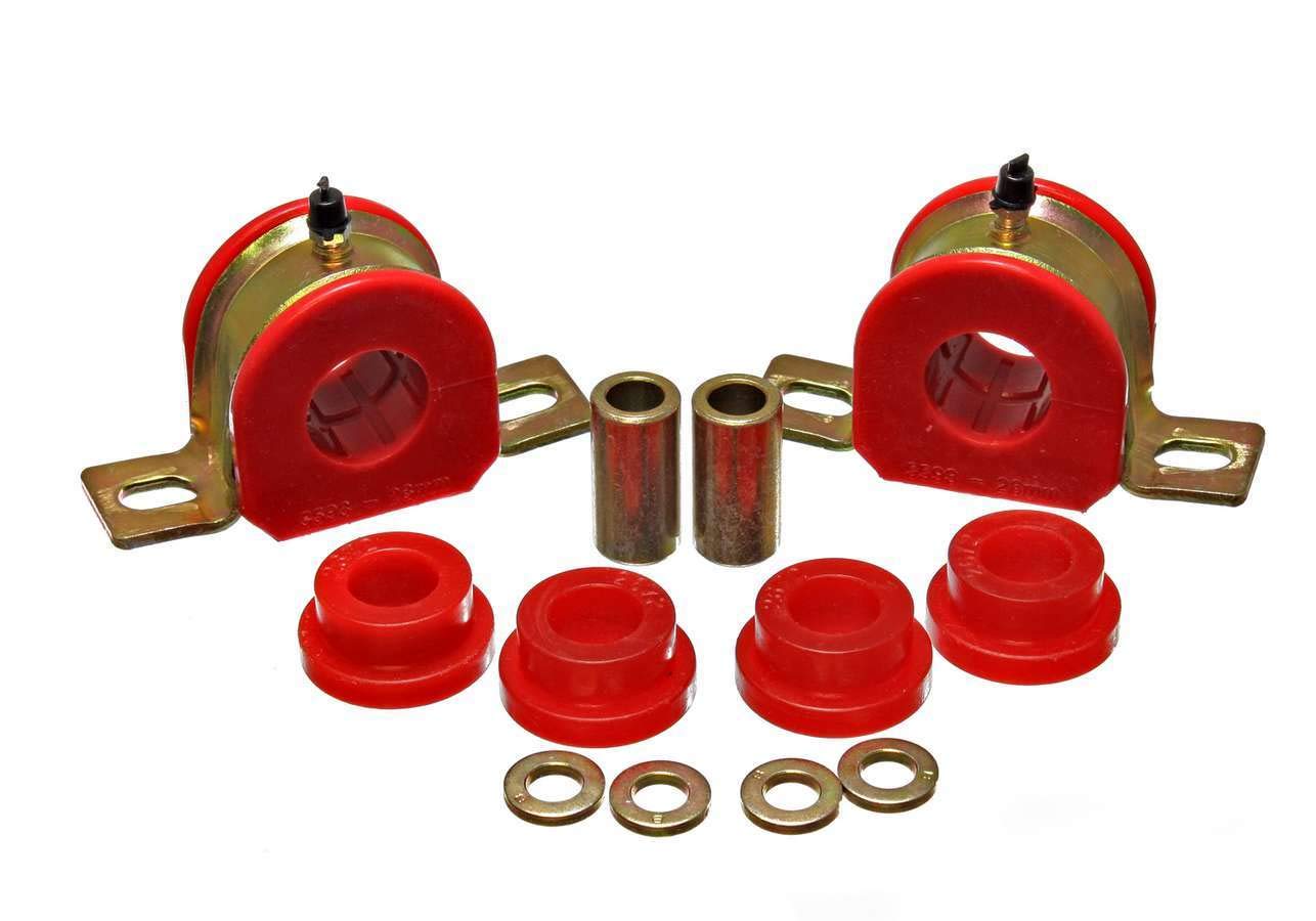 Energy Suspension 3.5215R Rear Sway Bar Bushing Set 28Mm