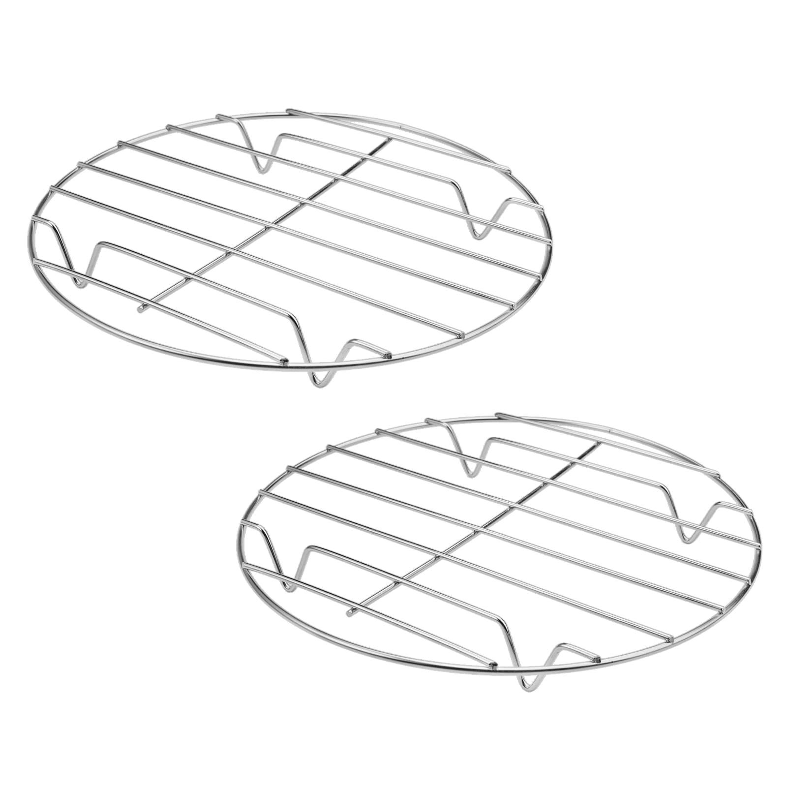Mafagwre 2 Stück Abkühlgitter Rund - Rostfrei, Spülmaschinengeeignet 23/27/30,5cm