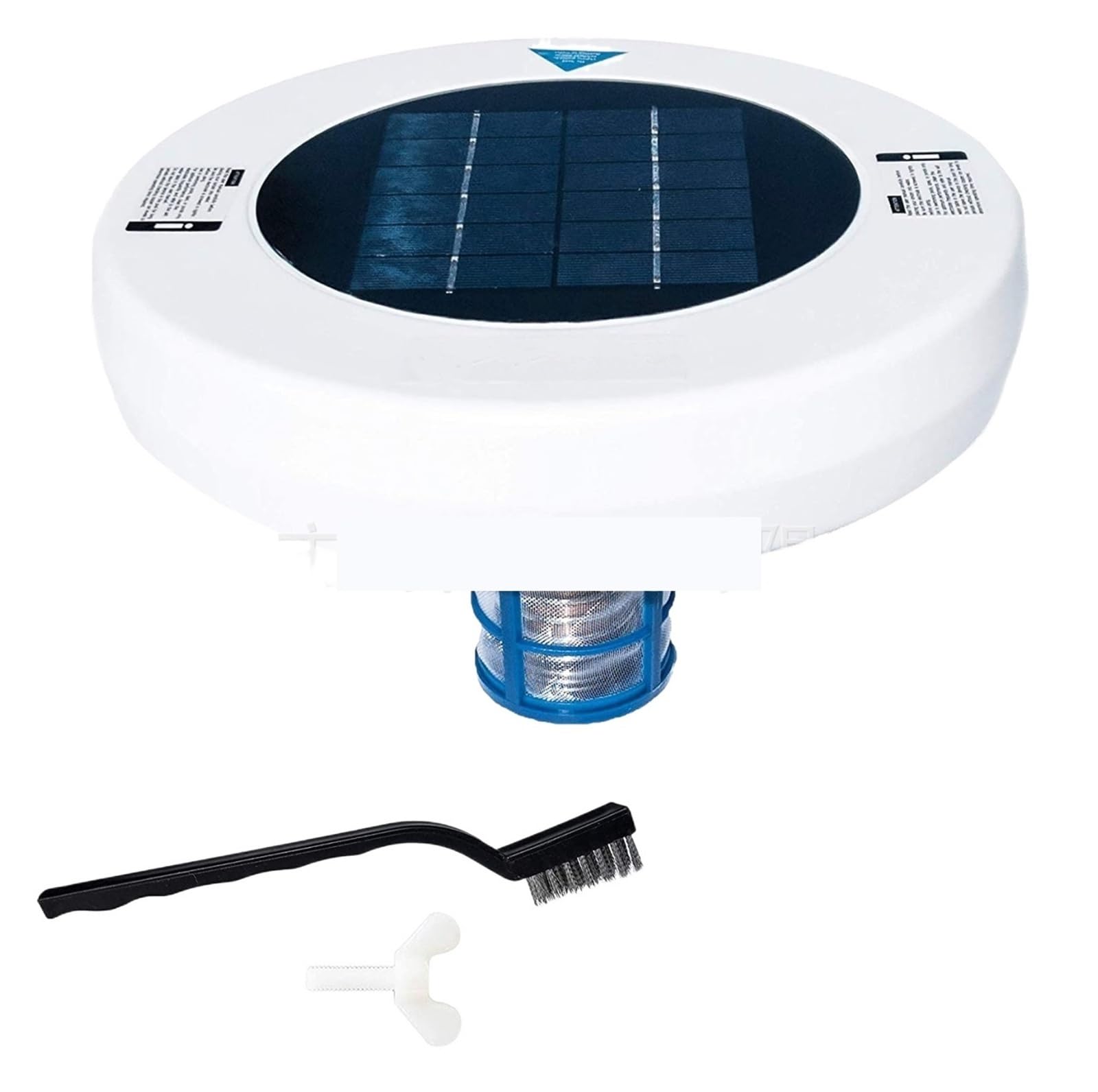 Solarny jonizator basenowy oczyszczacz wody miedź jon srebro basen usuwanie glonów dezynfekcja środek czyszczący