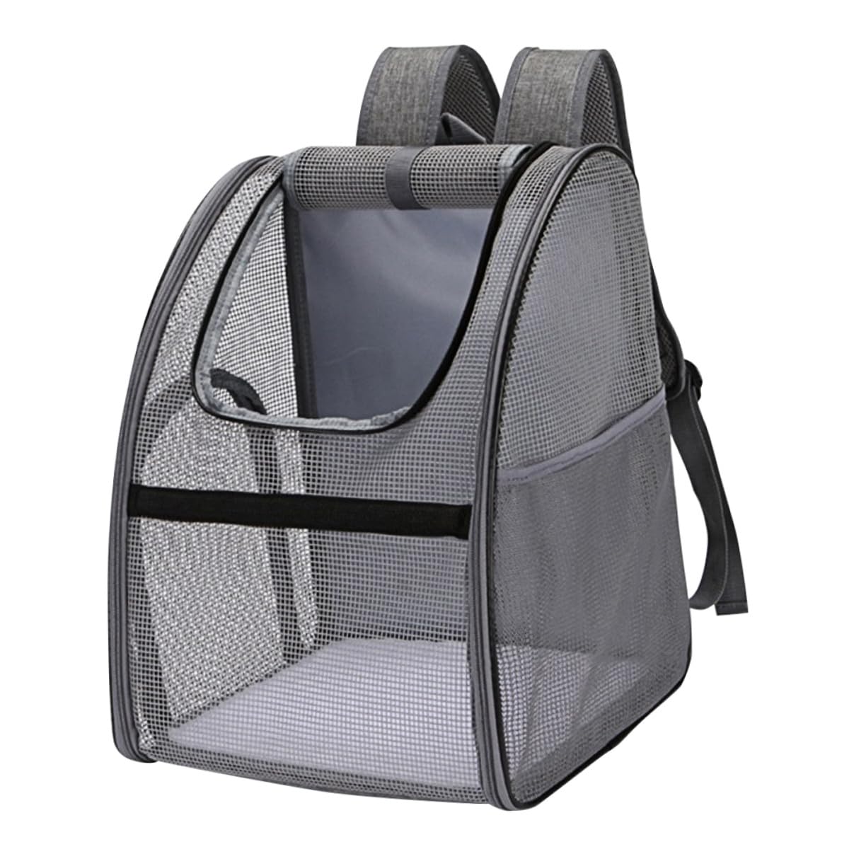 Mochila Portátil para Mascotas con Malla Transpirable Mochila para Gatos y Perros Pequeños Bolsa Resistente y Cómoda para Transporte Seguro y Ventilado