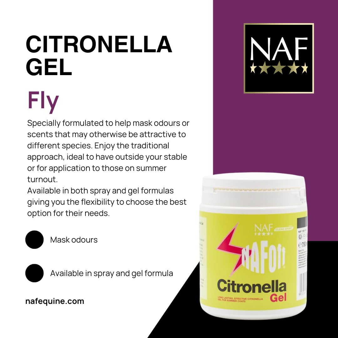 NAF Off Gel à la citronnelle, 750 g (Lot de 1)