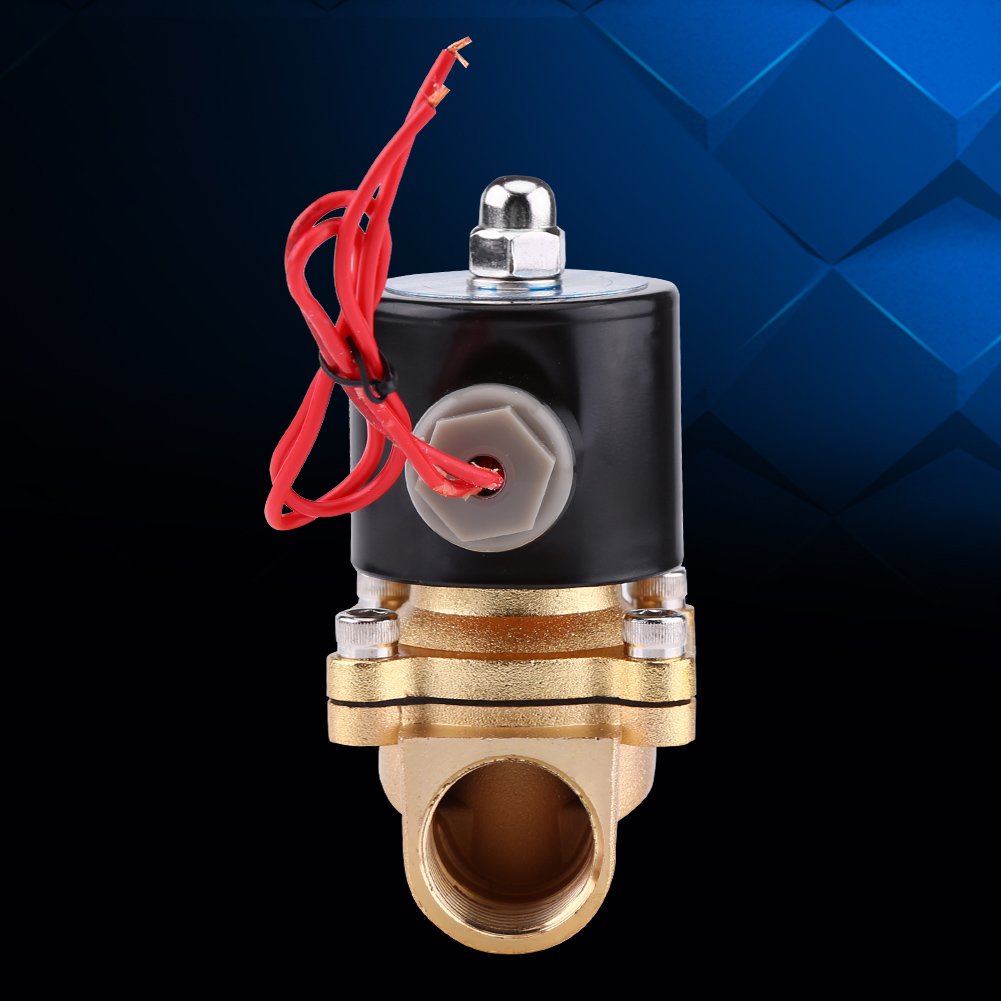 220V 3/4 "électrovanne normalement fermée AC 220V 3/4 vanne corps en alliage de zinc NC électrovanne électrique vanne d'eau électrique