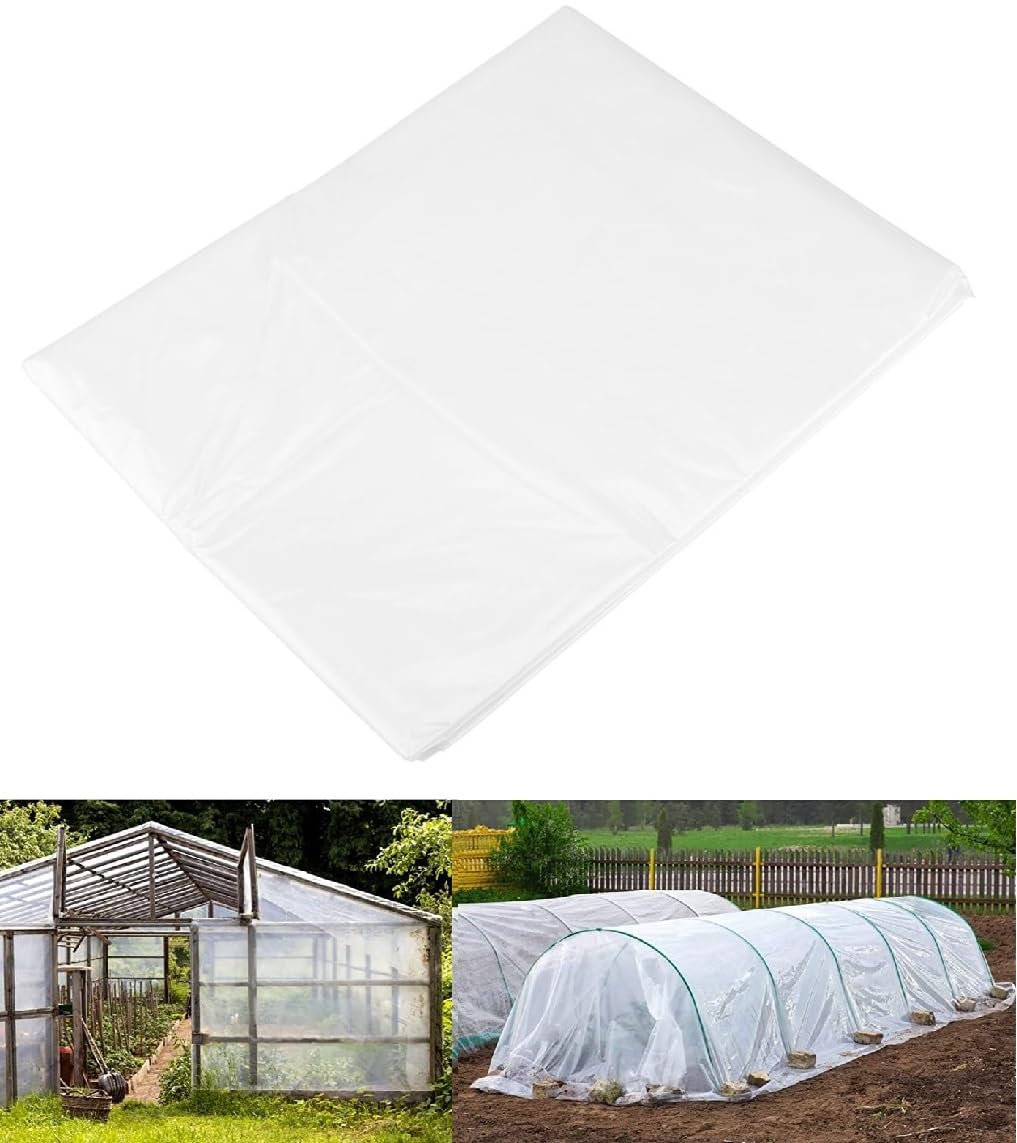 Copertura Serra In PVC Trasparente - Ricambio Per Protezione Piante Da Freddo E UV, Per Interni Ed Esterni - Foto 7